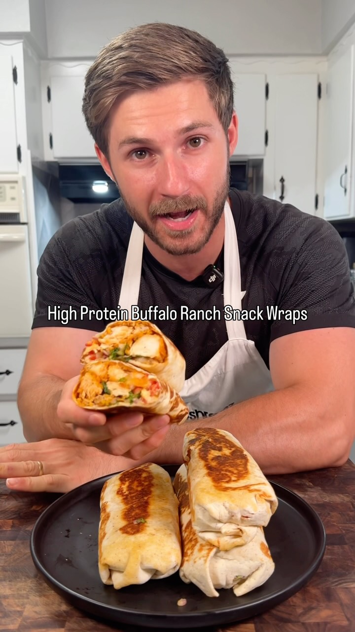 Crispy Buffalo Ranch Chicken Snack Wraps