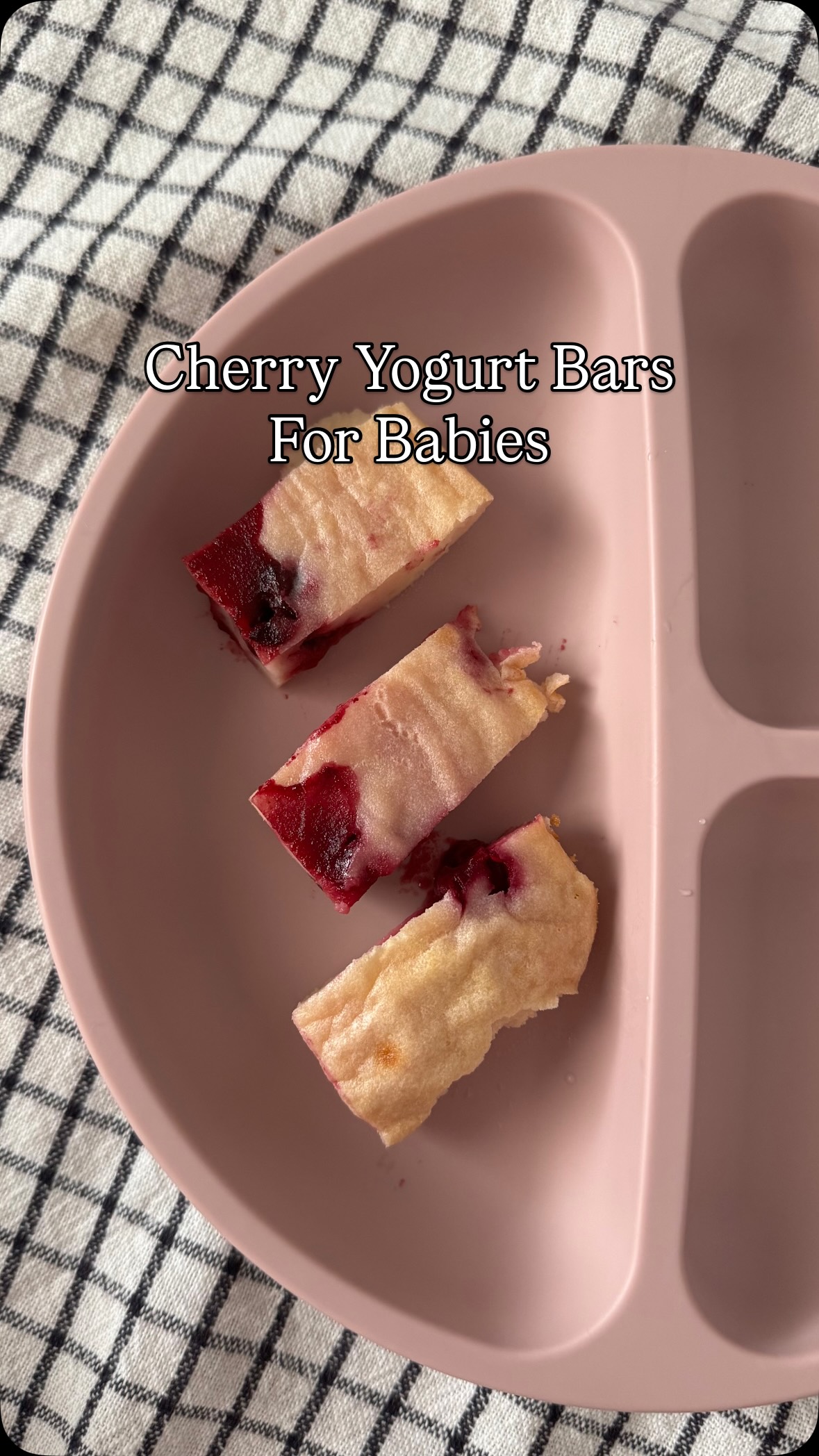 5-Minute Cherry Yogurt Bars