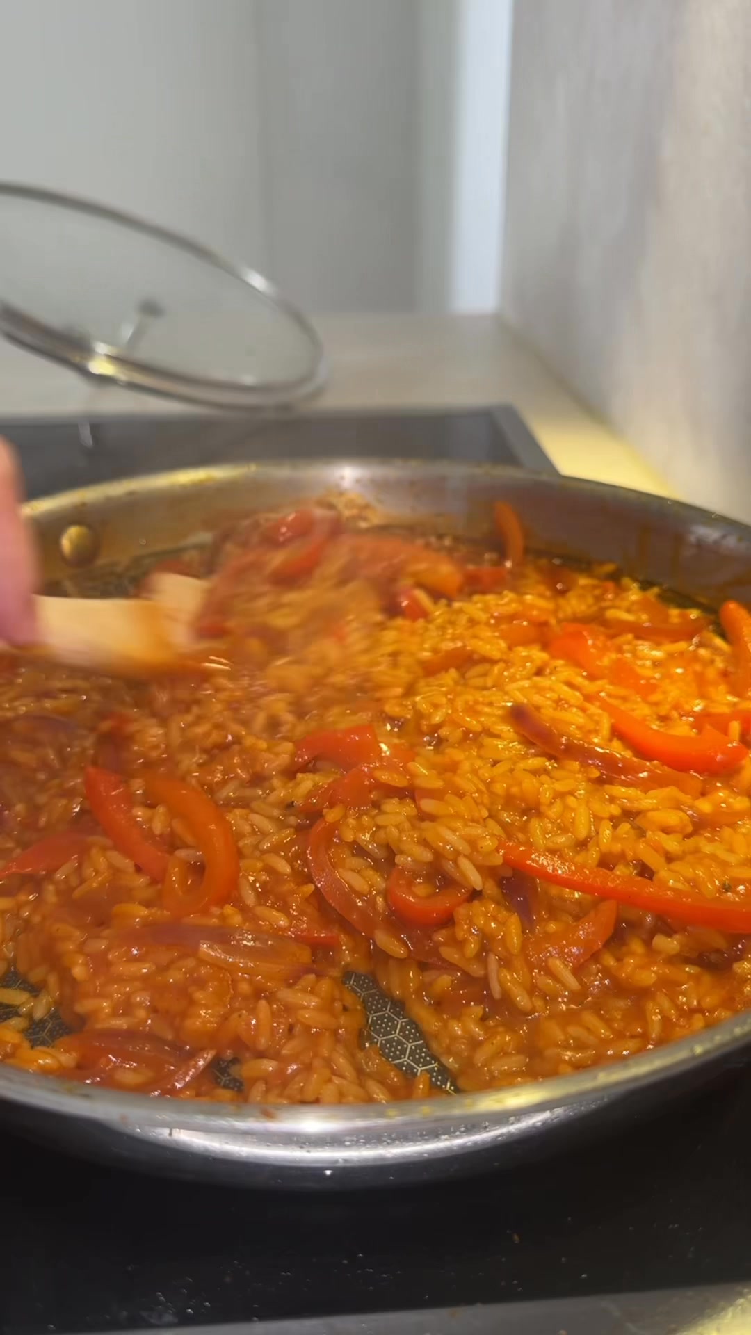 Chicken-Fajita-Reispfanne