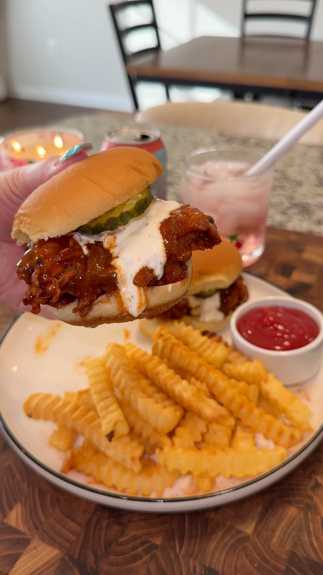 Hot Honey Chicken Sliders
