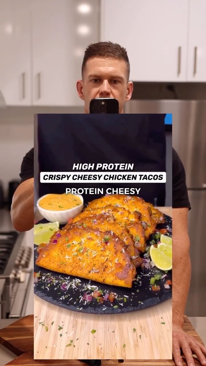 Crispy Cheesy Chicken Tacos
