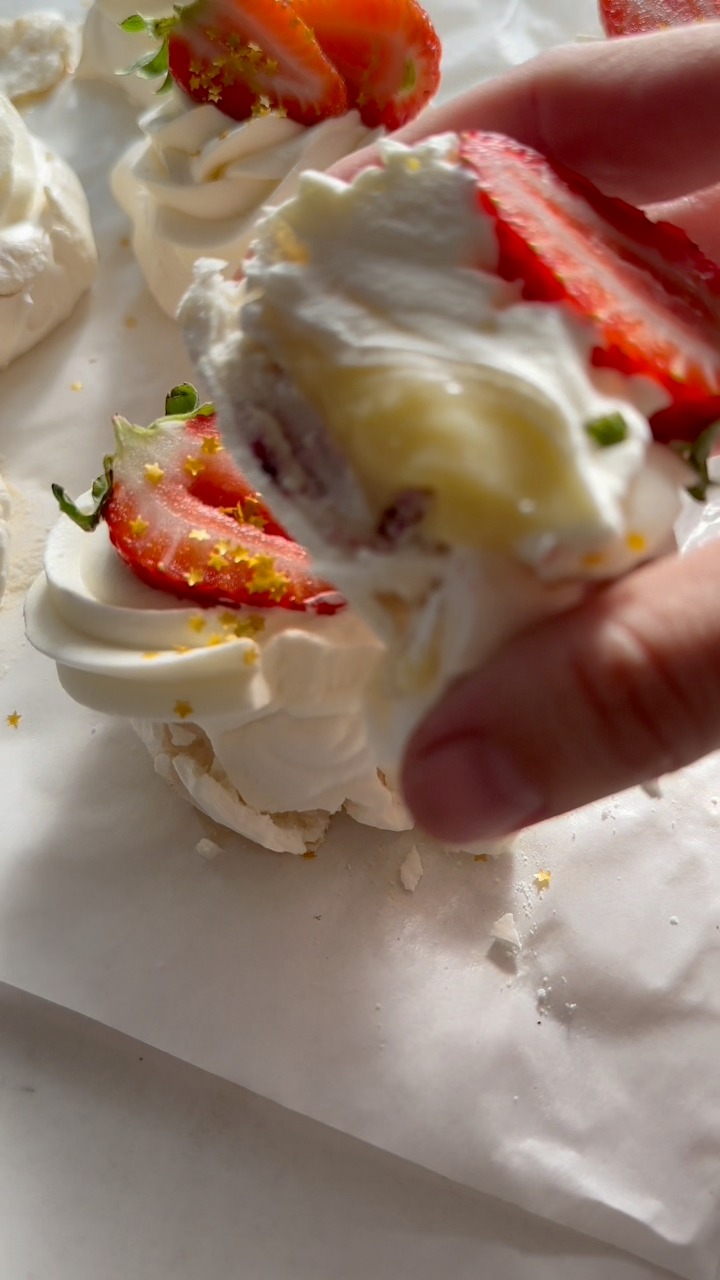 Receta para Pavlovas
