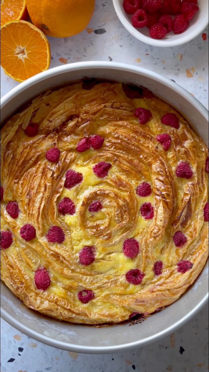 Orange and Raspberry Soufra