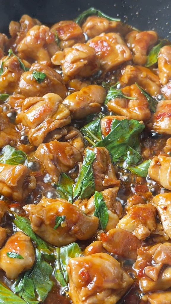 Thai Basil Chicken Thighs