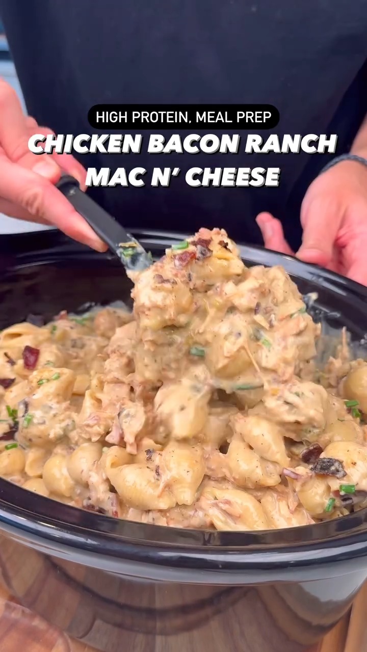 Chicken Bacon Ranch Mac n’ Cheese