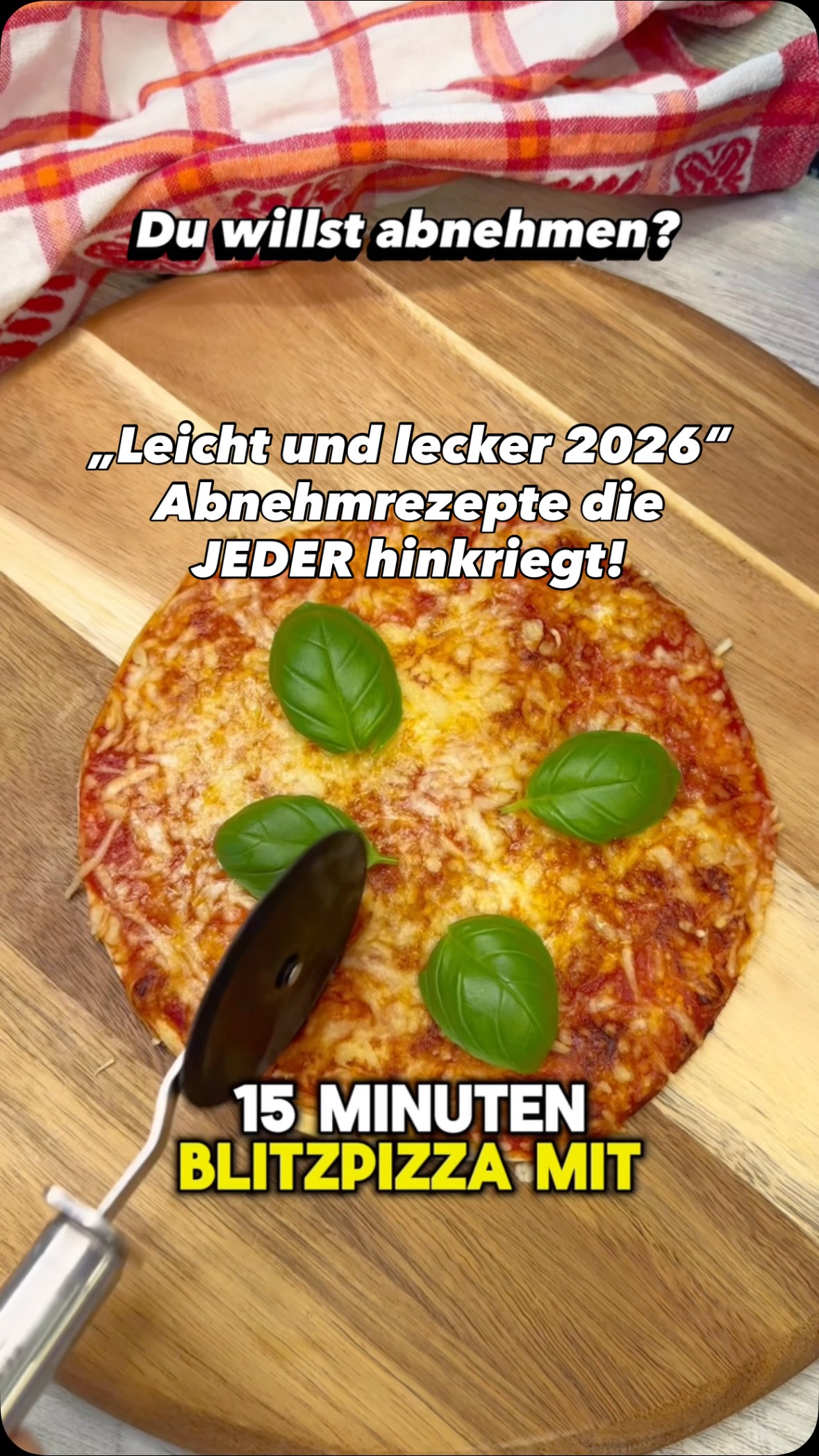 15 Min Blitz-Doppeldecker-Pizza