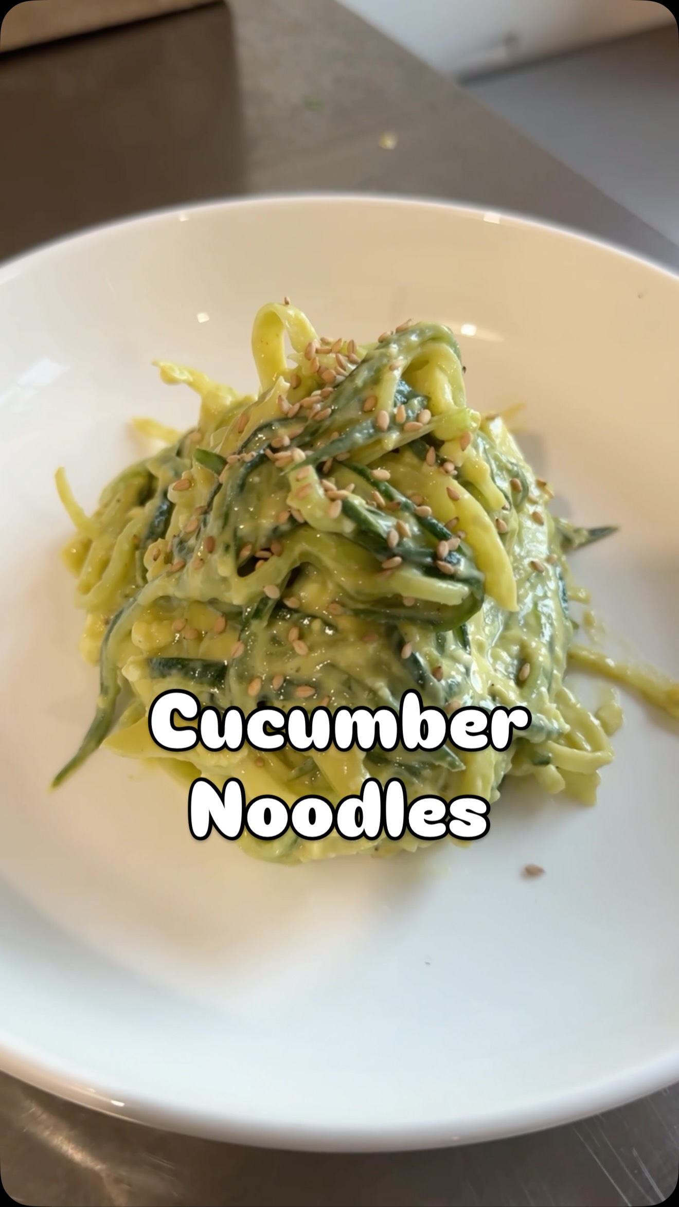 Refreshing Cucumber Noodles