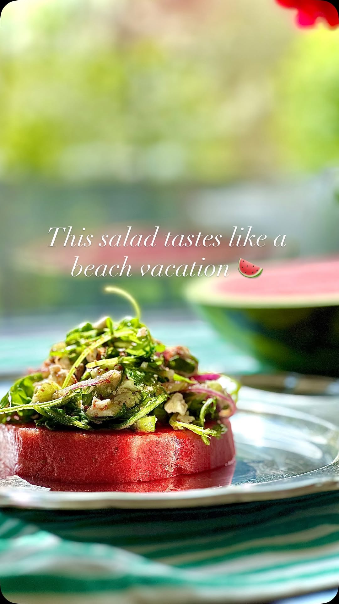 Watermelon Arugula Salad