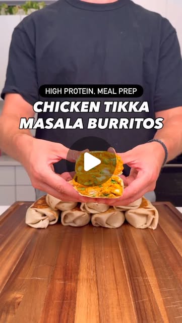 Chicken Tikka Masala Burritos