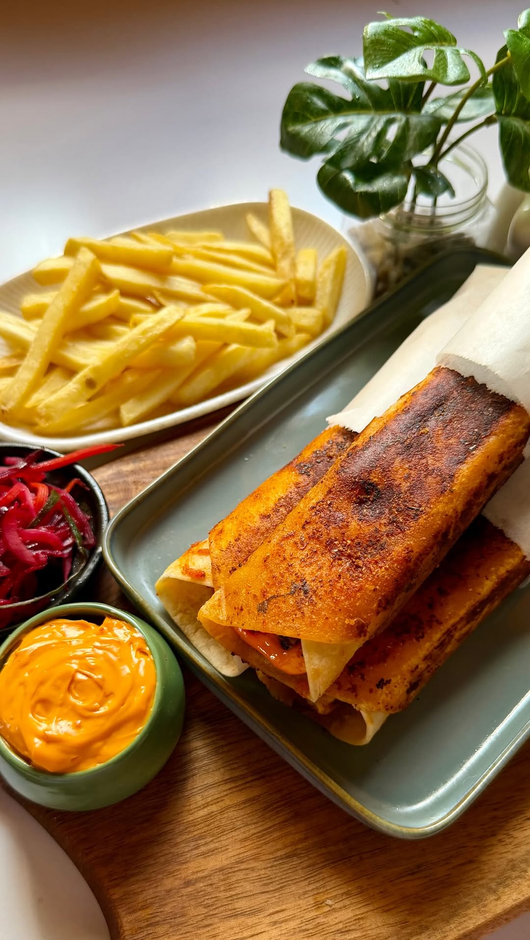Crispy Paneer Shawarma Wraps