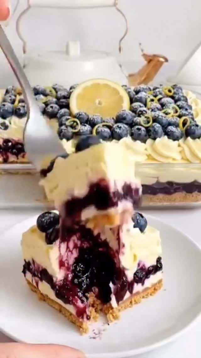 Lemon Blueberry Dream Cake