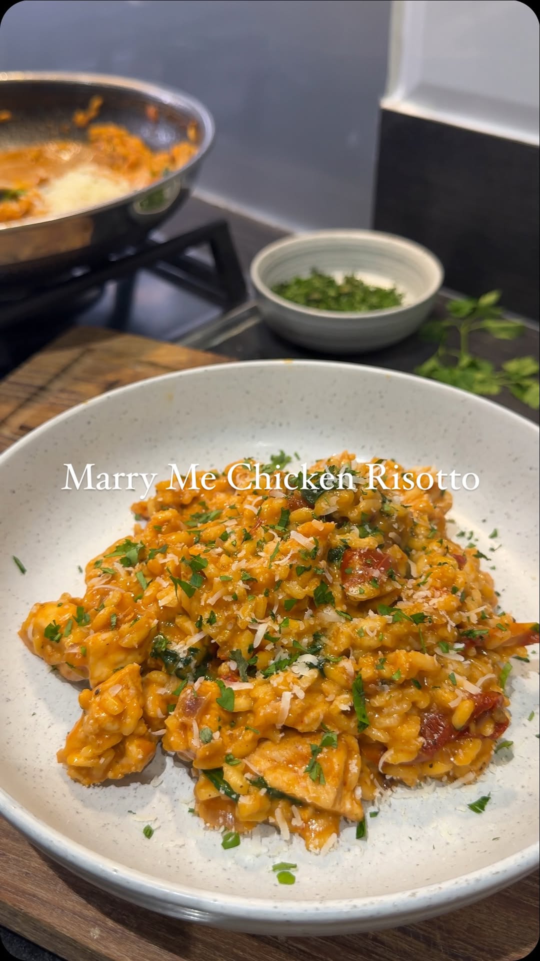 Marry Me Chicken Risotto
