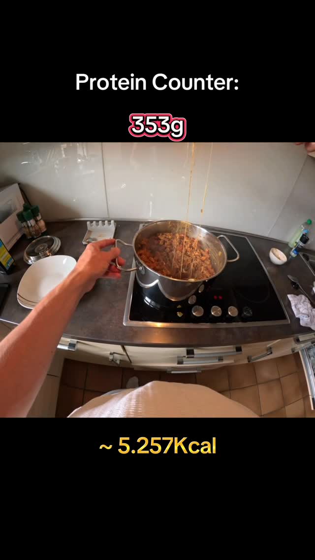 High Protein Rinderhack and Red Lentil Pasta
