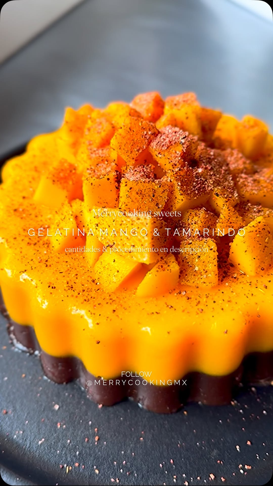 Gelatina de Mango con Tamarindo