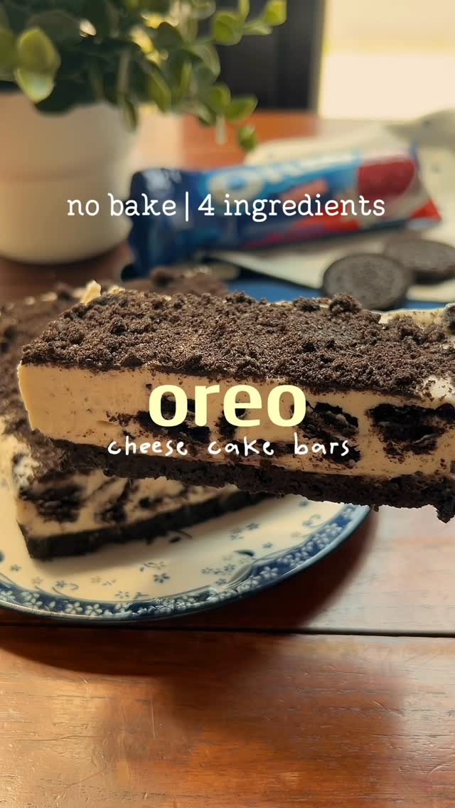 No Bake Oreo Cheese Cake Bars