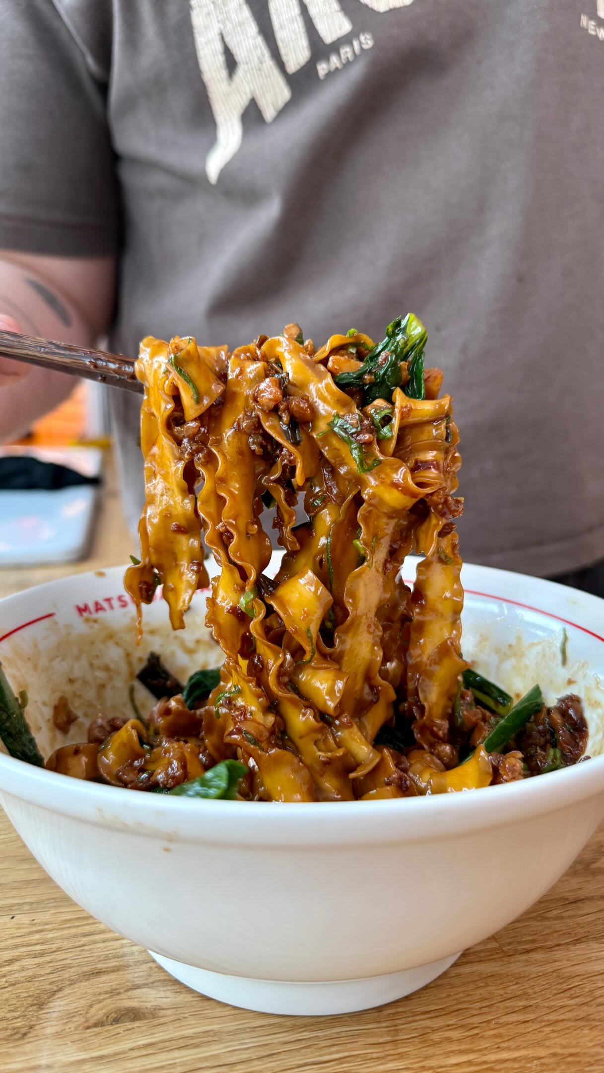 5030 Noodles | Scallion Oil Noodles with Honey Soy Chicken