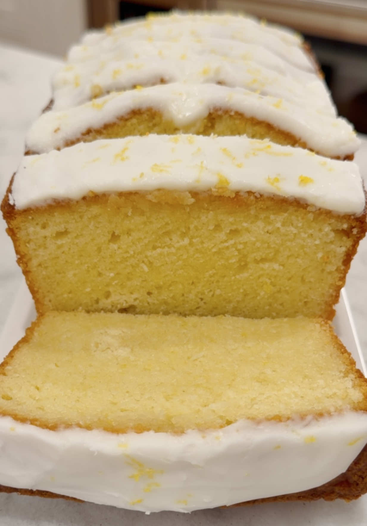 The BEST Iced Lemon Pound Cake