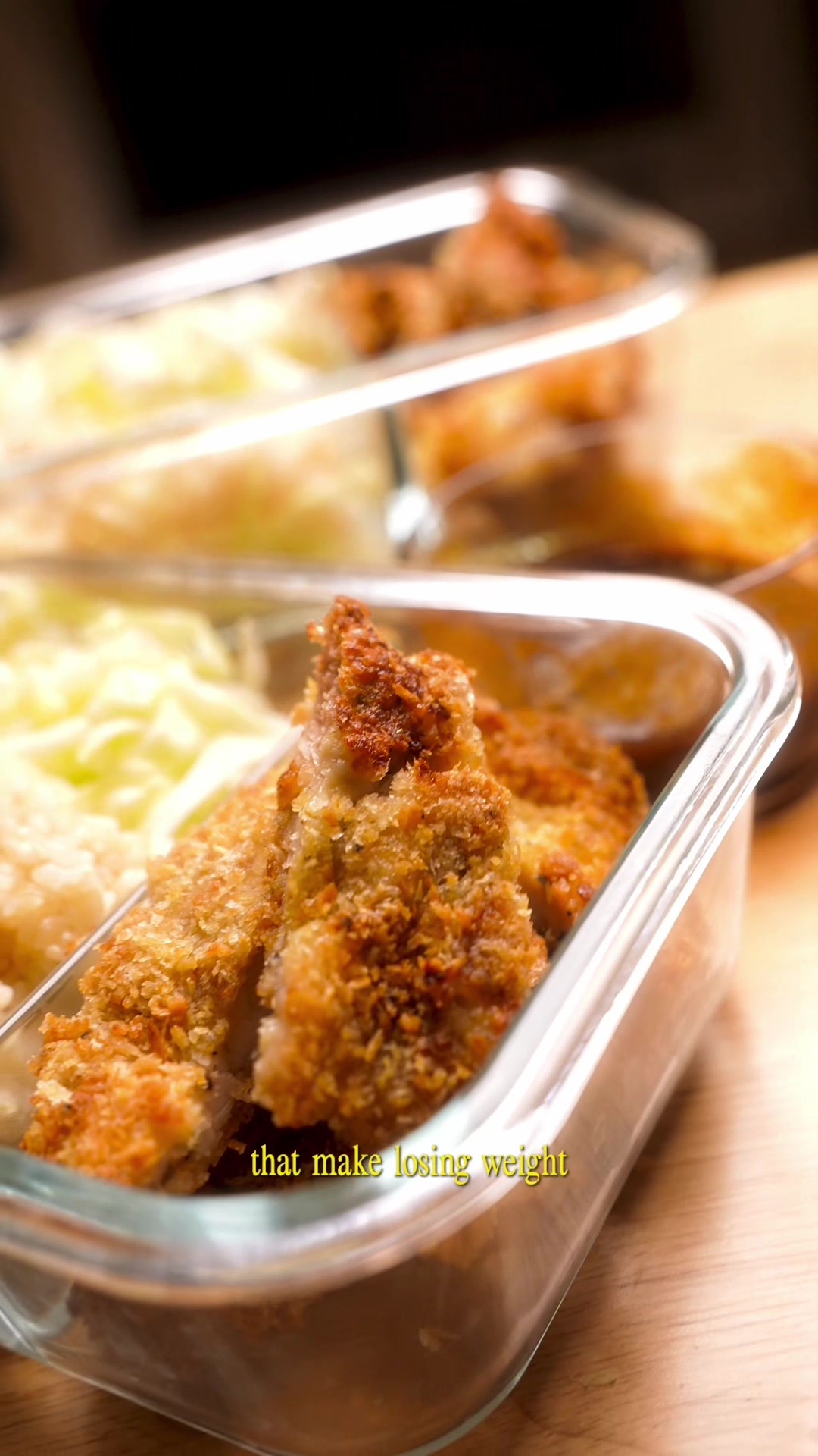 Chicken Katsu Meal Prep