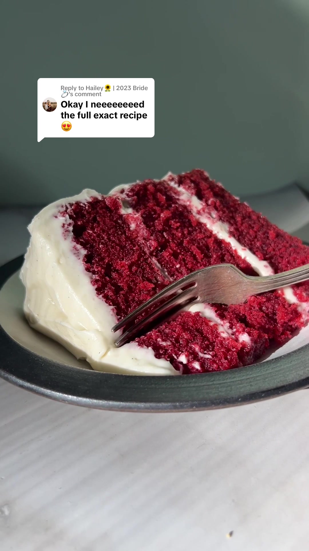 Mom’s Red Velvet Cake