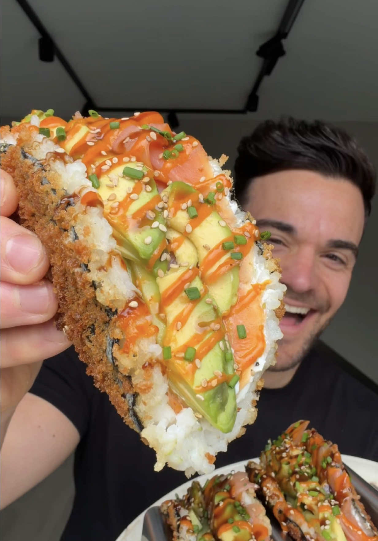Knusprige High Protein Sushi Tacos