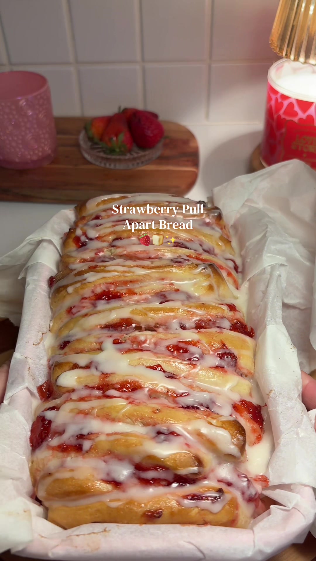 Strawberry Pull-Apart Bread