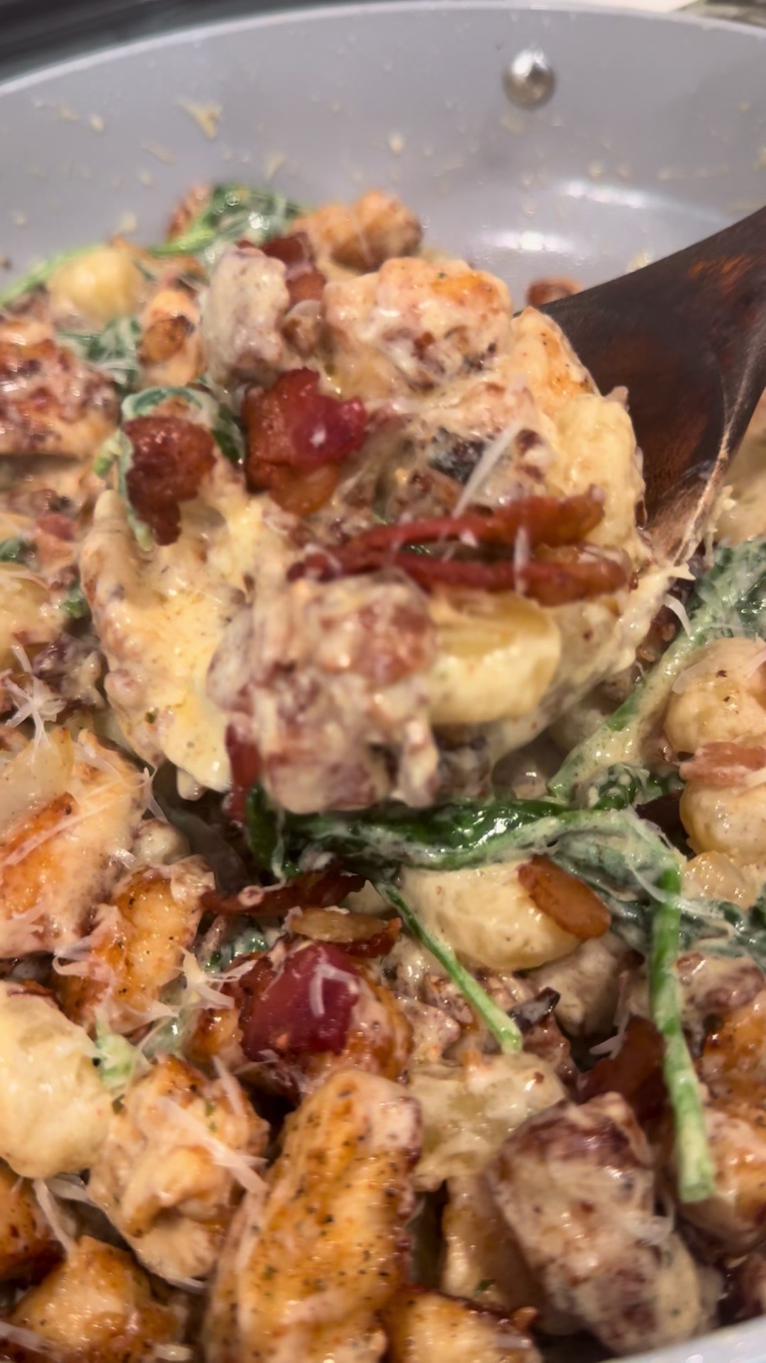One Pan Bacon Chicken Gnocchi