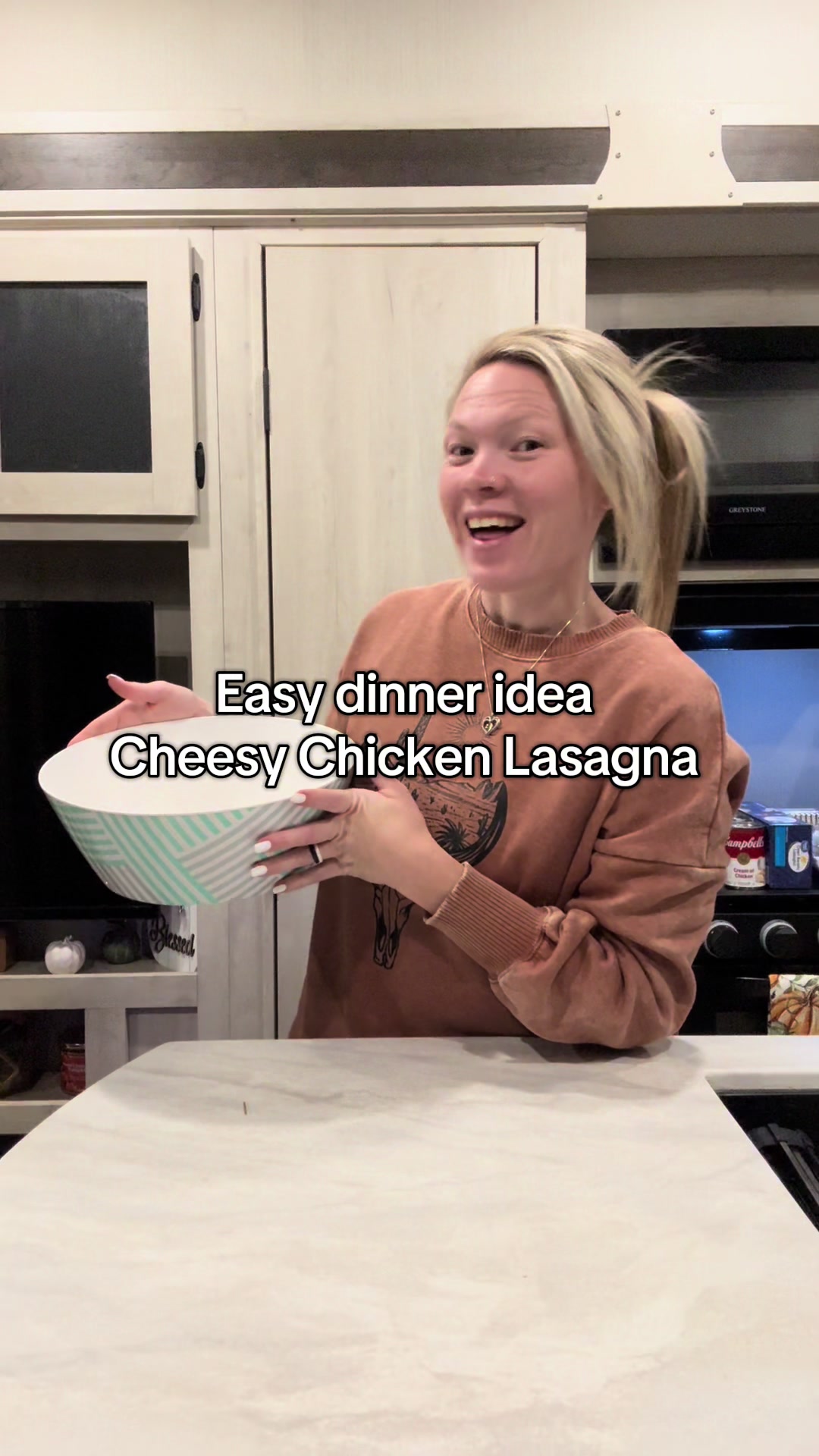 Cheesy Chicken Lasagna