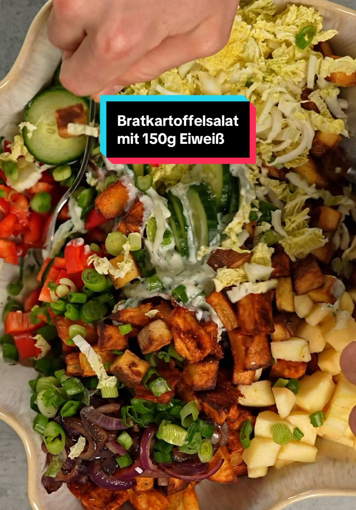 Vegan High Protein Bratkartoffelsalat