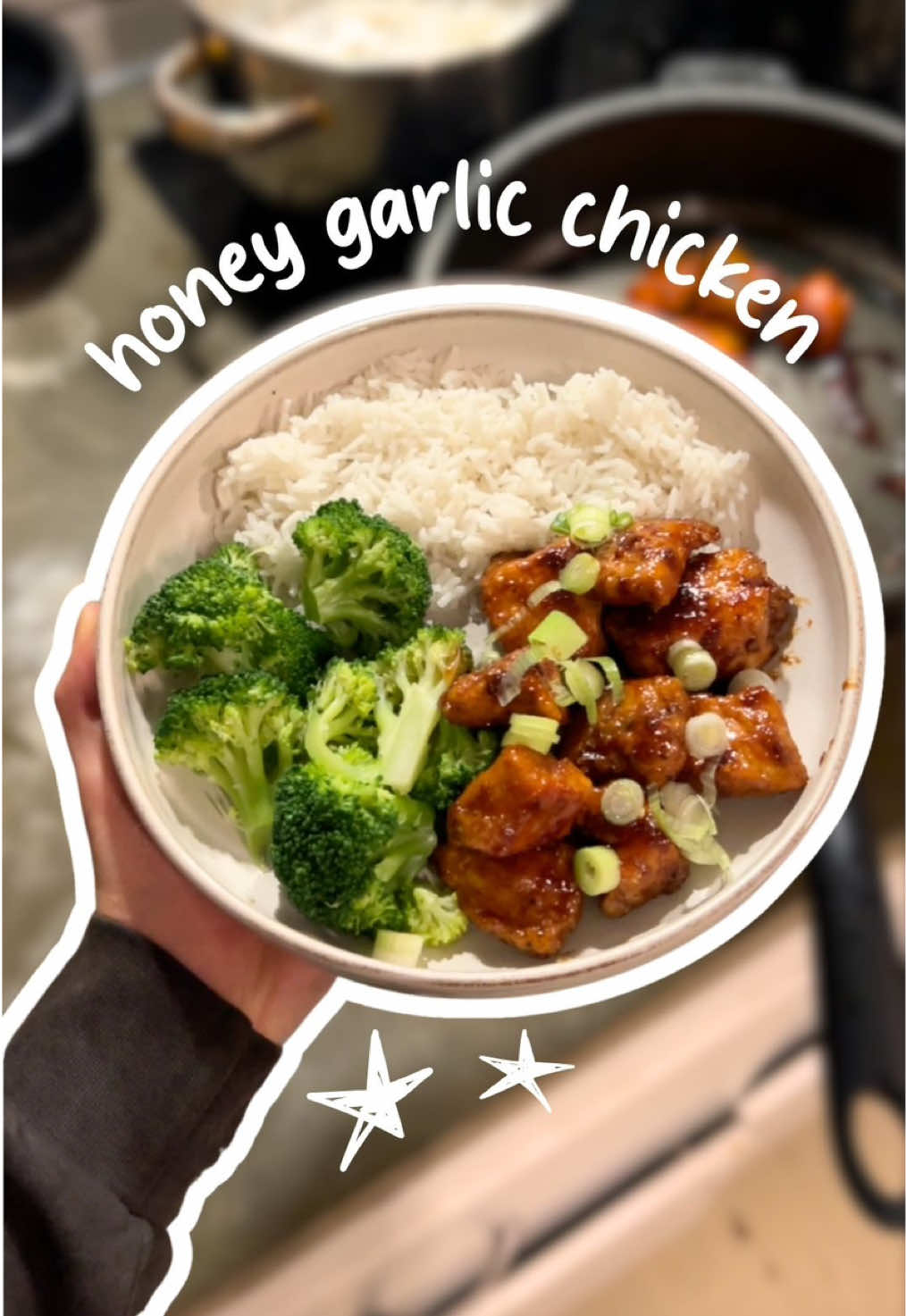 Honey Garlic Chicken Bowl