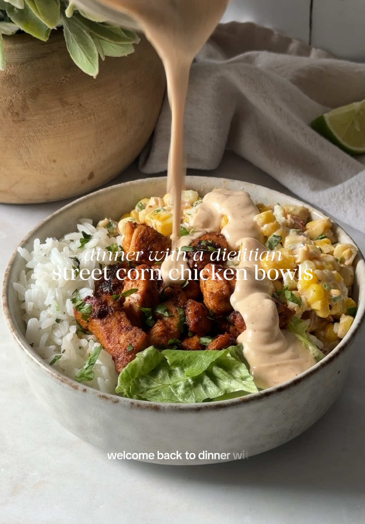 Street Corn Inspired Chicken Rice Bowls
