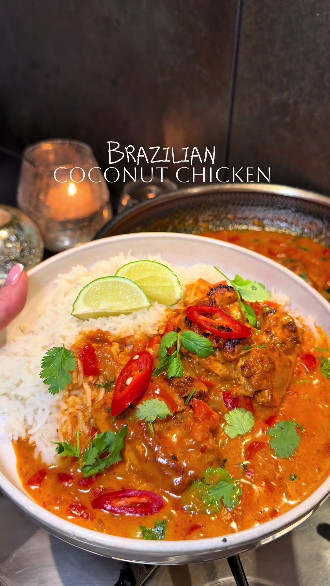 Spicy Brazilian-style Coconut Chicken