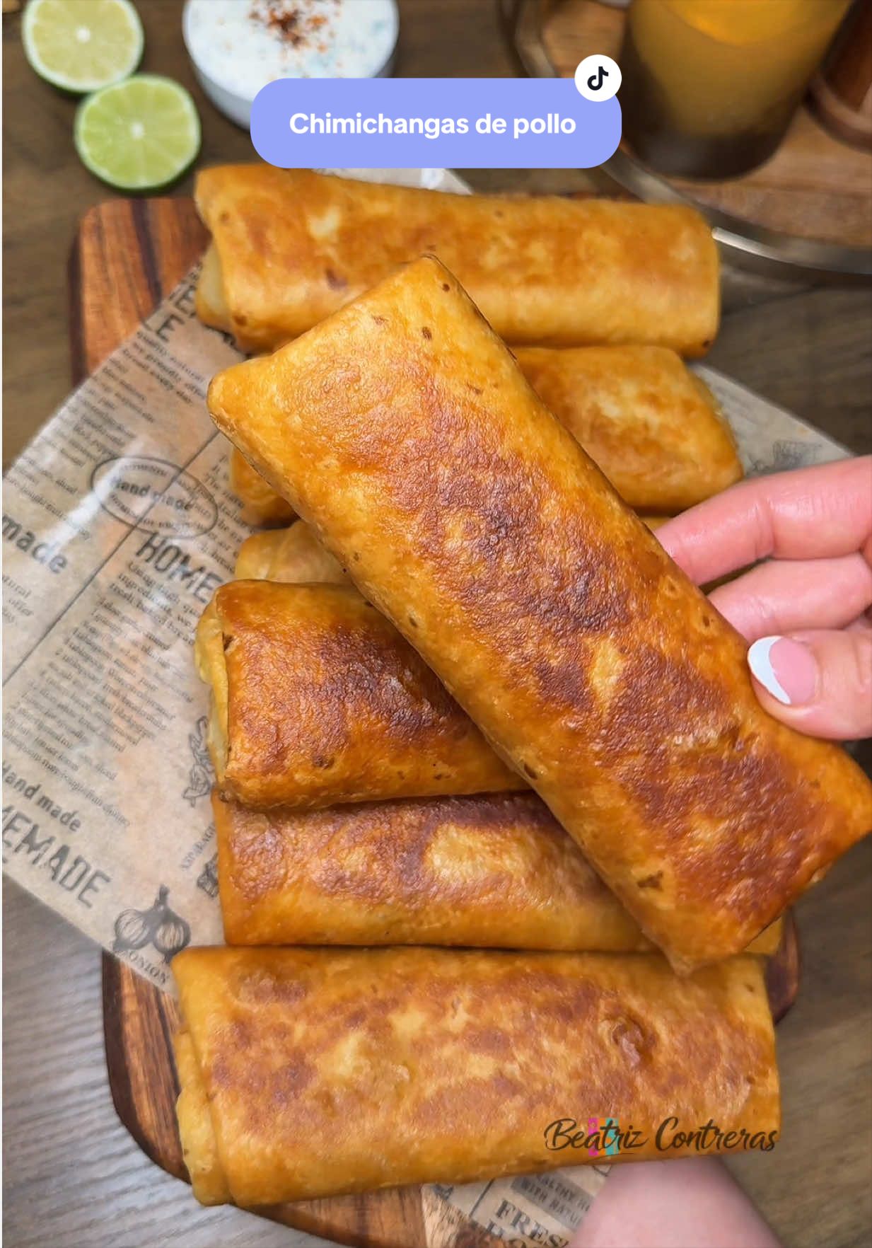 Chimichangas de Pollo