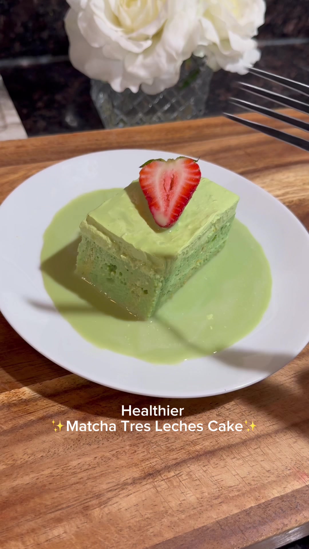 Healthier Matcha Tres Leches