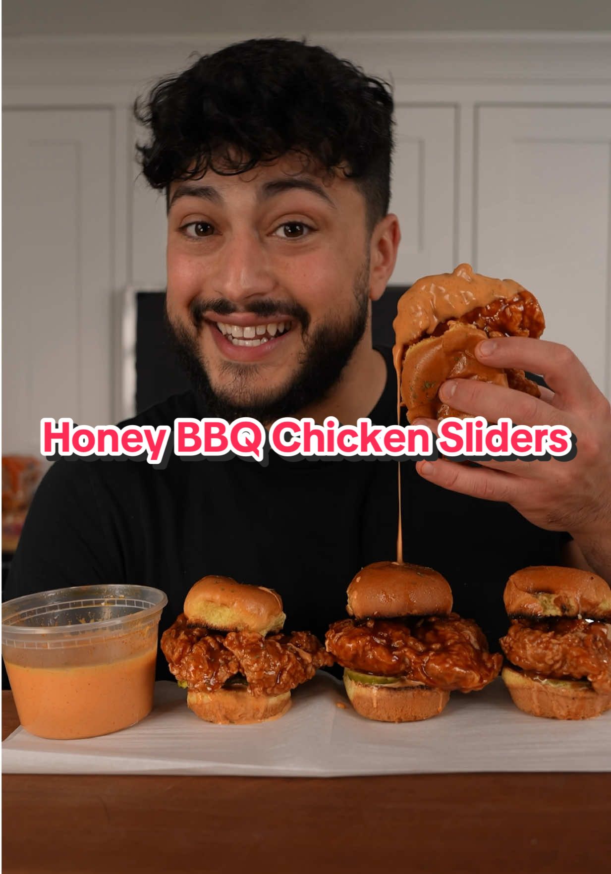 Honey Barbecue Chicken Sliders