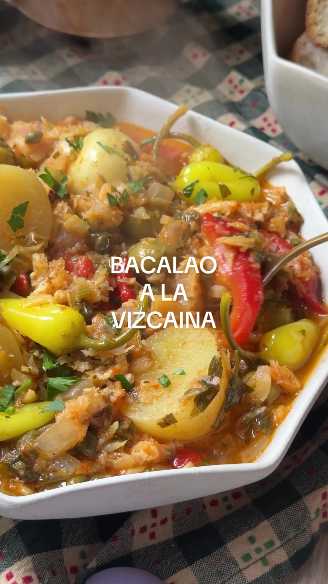 Bacalao Noruego a la Vizcaina