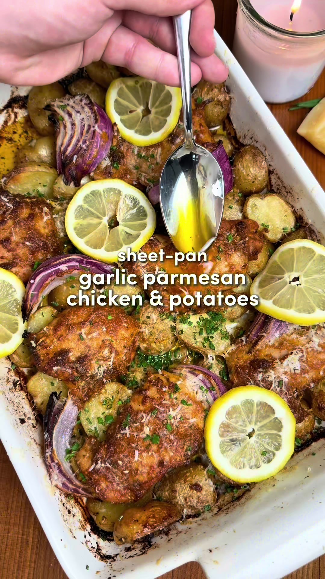 Sheet Pan Garlic Parmesan Chicken and Potatoes