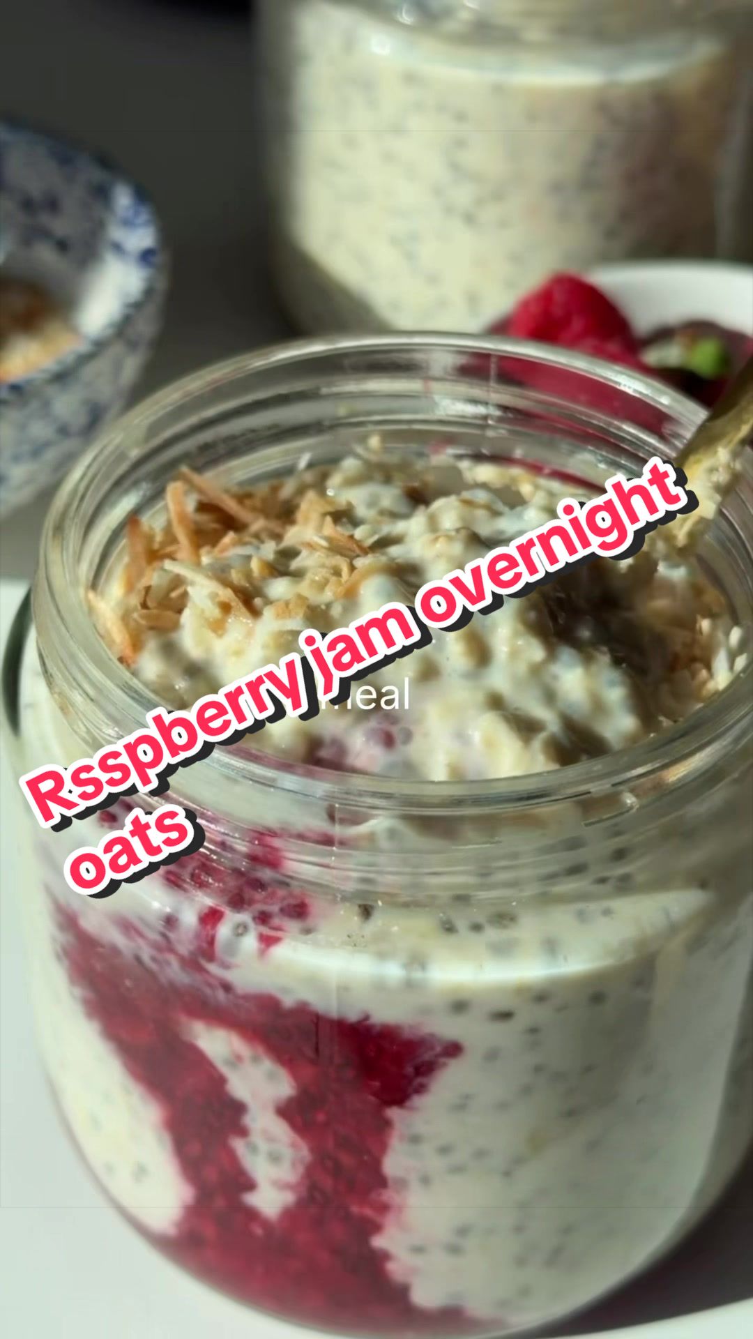 Raspberry Jam Overnight Oats