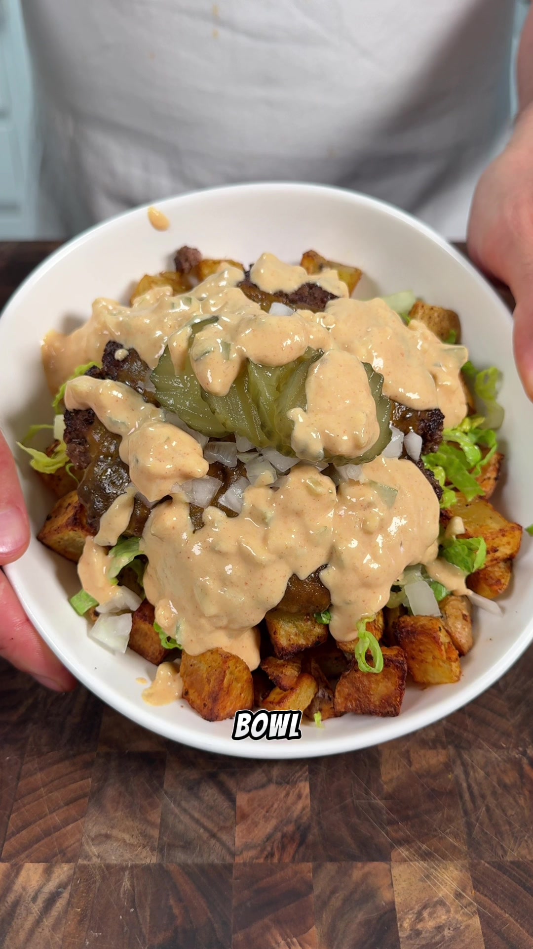 Loaded Big Mac Smash Burger Bowl
