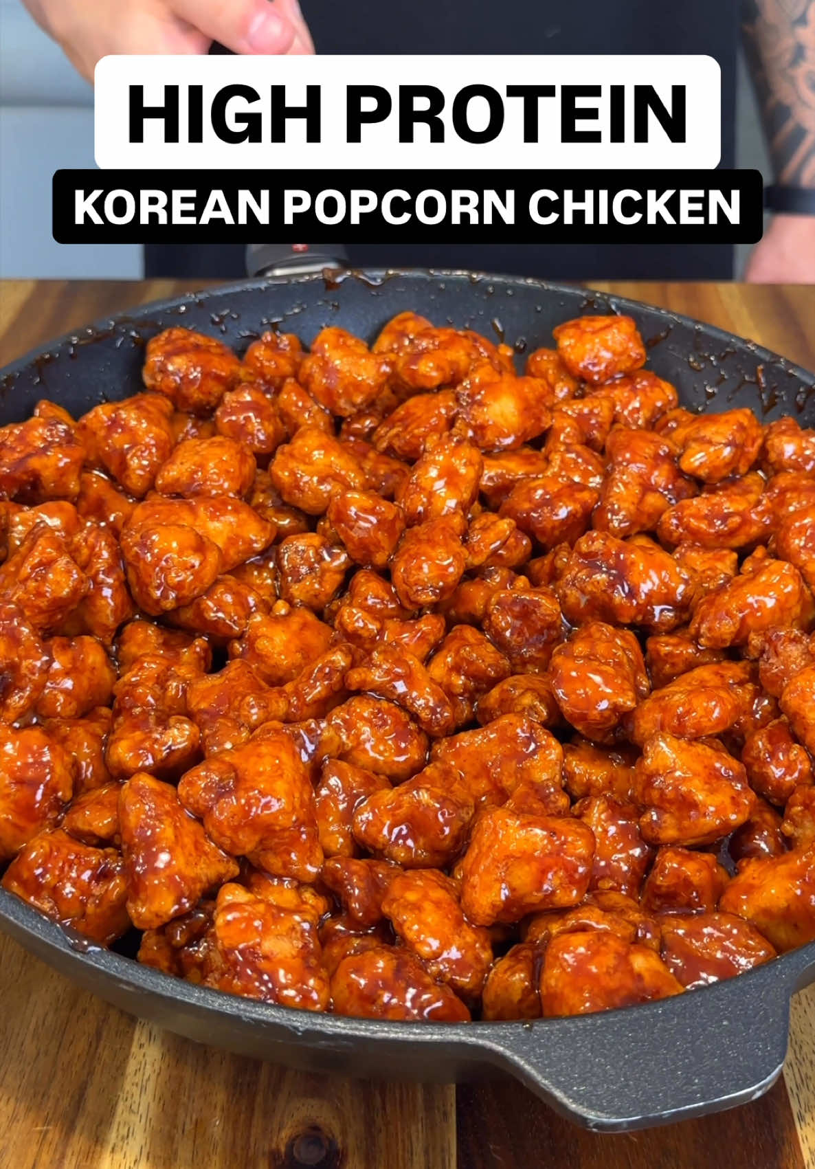 High Protein Crispy Korean Popcorn Chicken