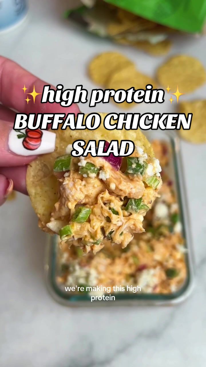 Easy Buffalo Chicken Salad
